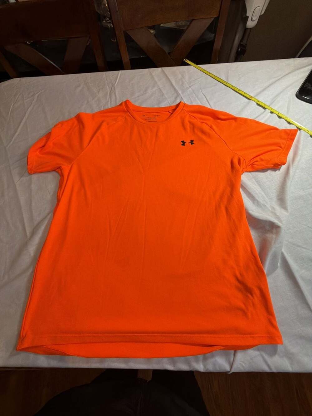 Under Armour The Tech Tee Orange Short Sleeve Shirt Size Large